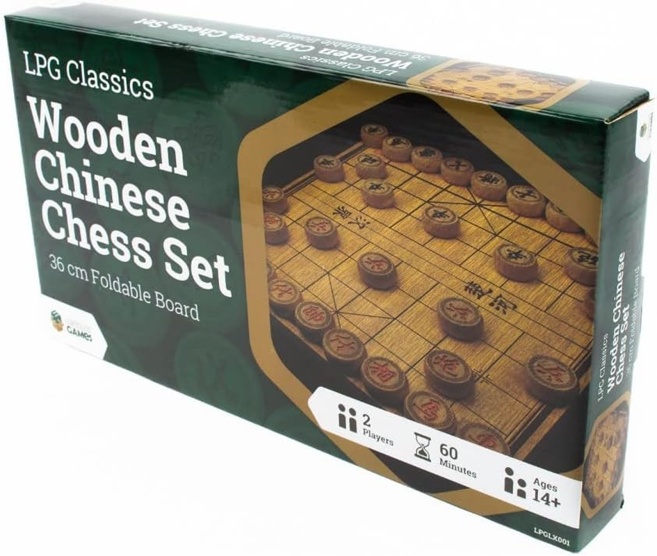 LPG Wooden Chinese Chess Set - 35 Cm Foldable Board image number 2