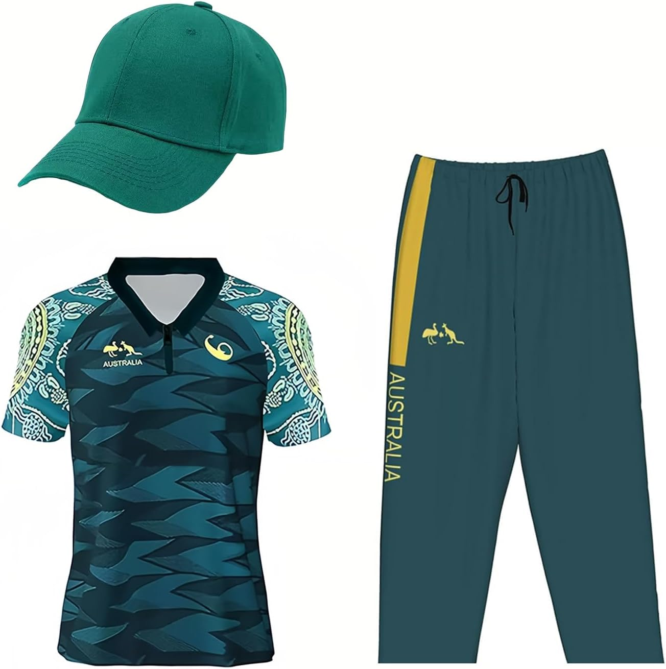 Australian Break Dancer Raygun Costume, Cosplay Outfit Breakdancing Costume Australian Halloween Costume with Hat Pants image number 6