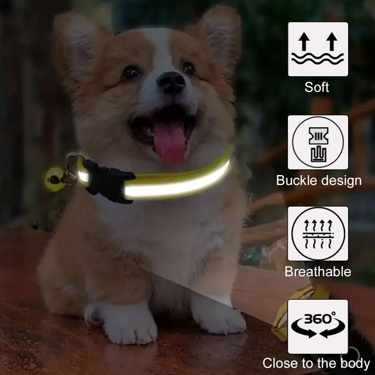 Reflective Cat Collar, 8 Pieces, Adjustable Cat Collars, Reflective Cat Collar, Collar Cat with Safety Clasp, Adjustable Kitten Collar, Reflective Collar image number 2