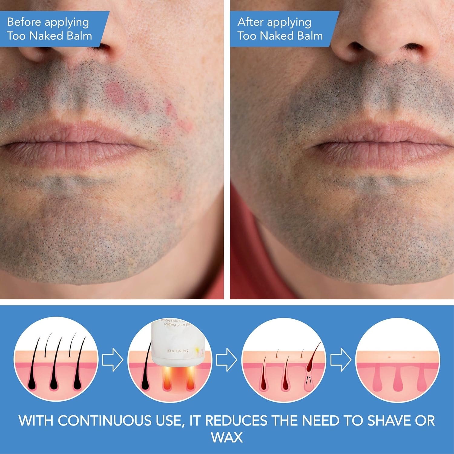 Too Naked Balm with Decelerine Complex 8.45 Oz. image number 5