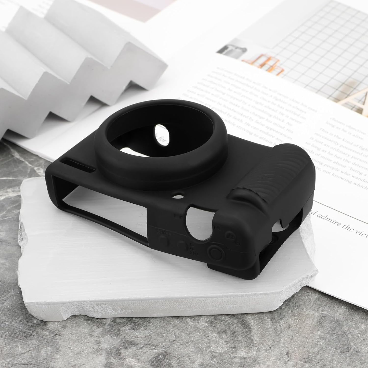 Briny River Camera Soft Silicone Protective Case Lightweight Camera Protective Cover Compatible with Sony ZV1F ZV-1F ZV-1 II, Black image number 5