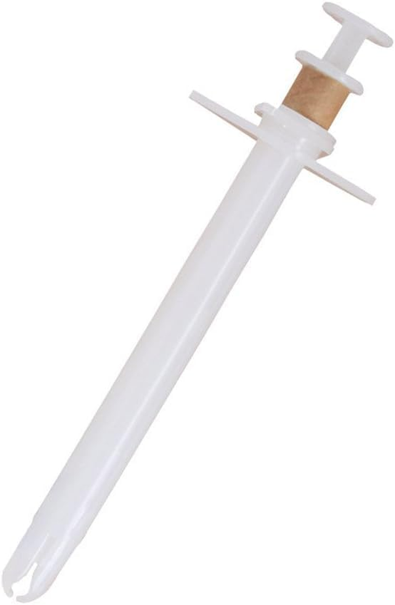 Dog Pill Shooter, Pet Auxiliary Feeding Tool, Cat Pill Gun, Animal Feeding Pill Dispenser, Protect Fingers, Suitable for Large Pill (White, One Size)