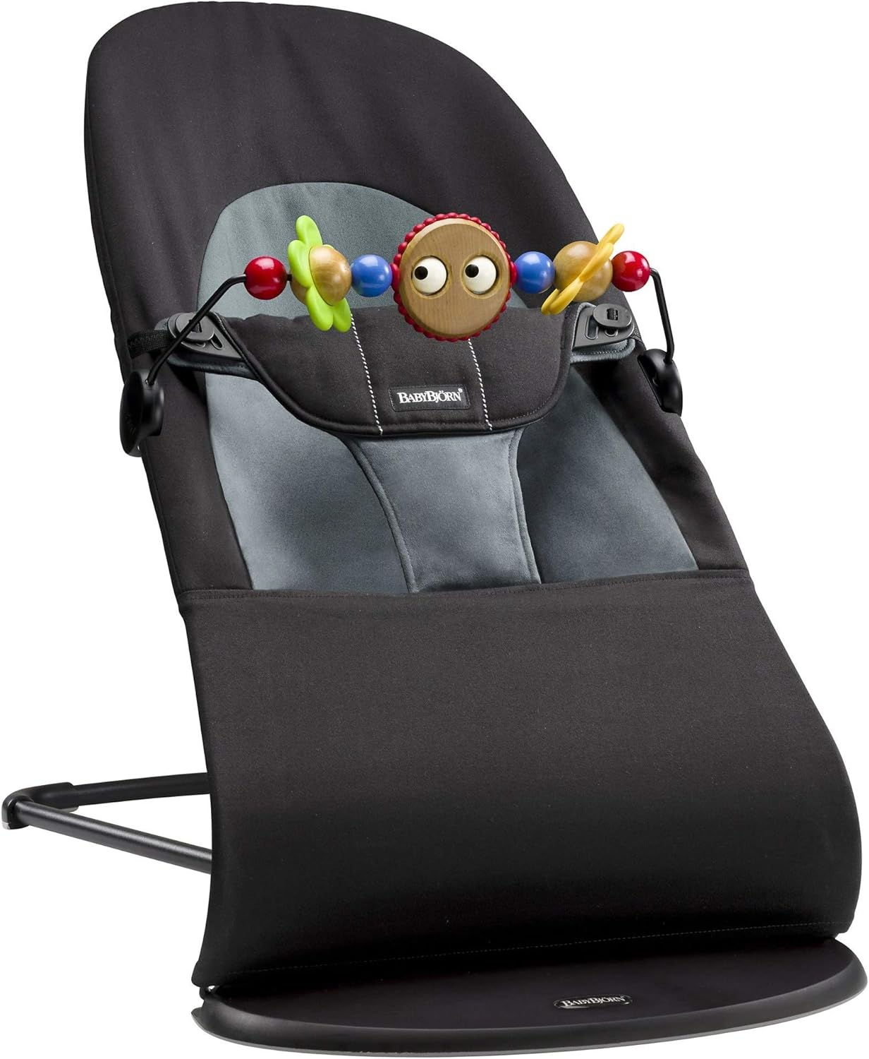 Babybj&ouml;rn BABYBJORN Wooden Toy for Bouncer - Googly Eyes (080500US) image number 4