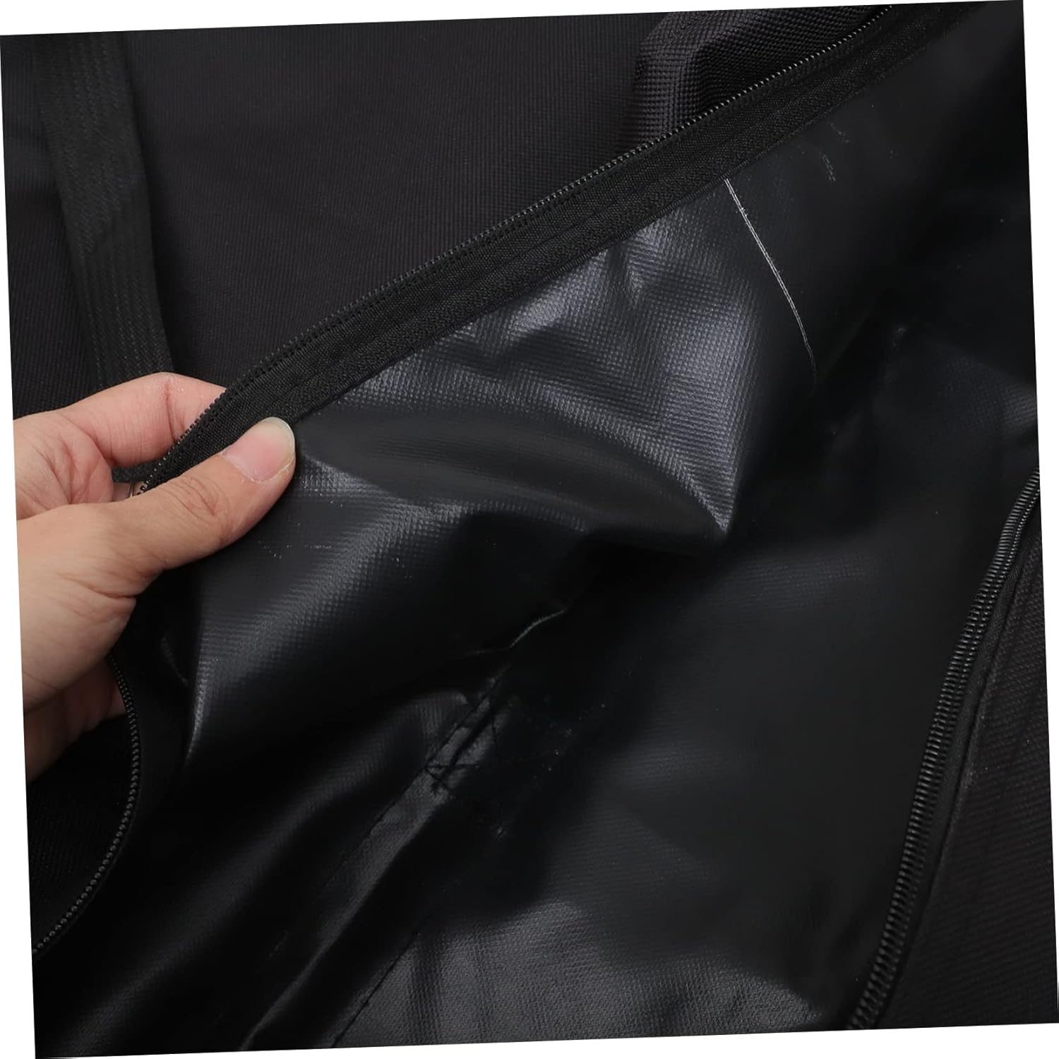 Hohopeti Oxford Cloth Luggage Bag Zipper Large Storage Bag for Men Travel Comforter Blanket Storage image number 2