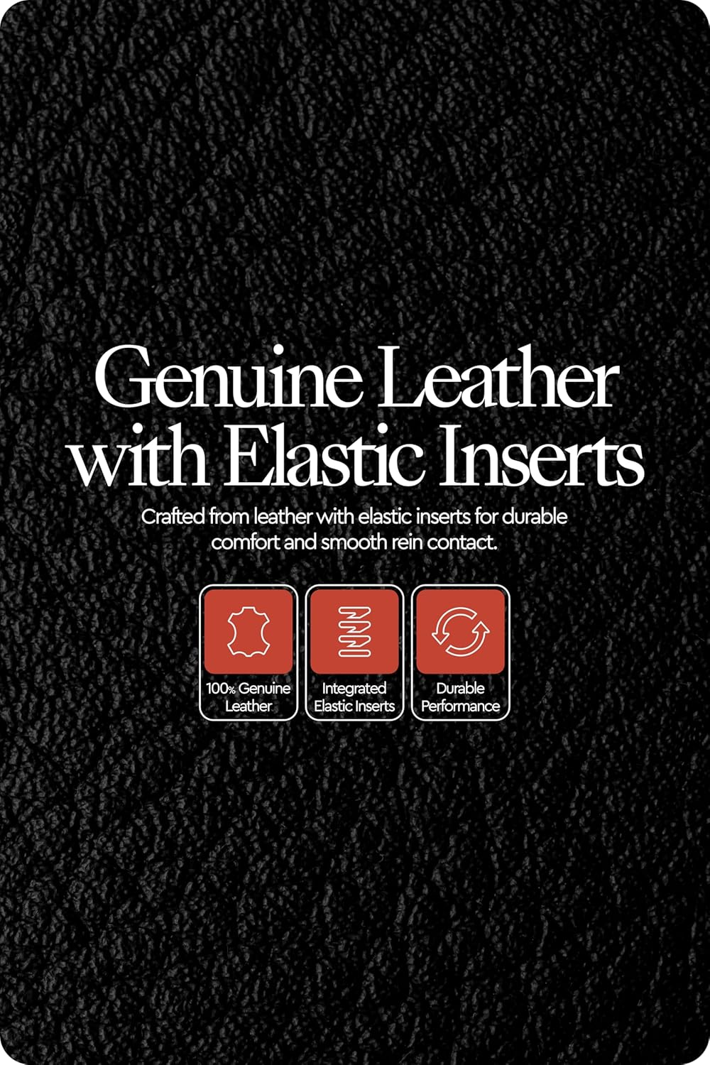 HORZE Soft Elastic Horse Rein-Aid Inserts | Rein Extensions to Improve Horseback Riding Contact image number 2