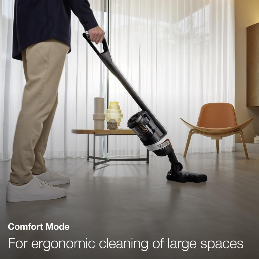 Miele Triflex HX2 Cordless Vacuum Cleaner with Patented 3-In-1 Design and HEPA Filter, Powerful Stick Vacuum, Multi Floor XXL Electrobrush, Lotus White image number 6