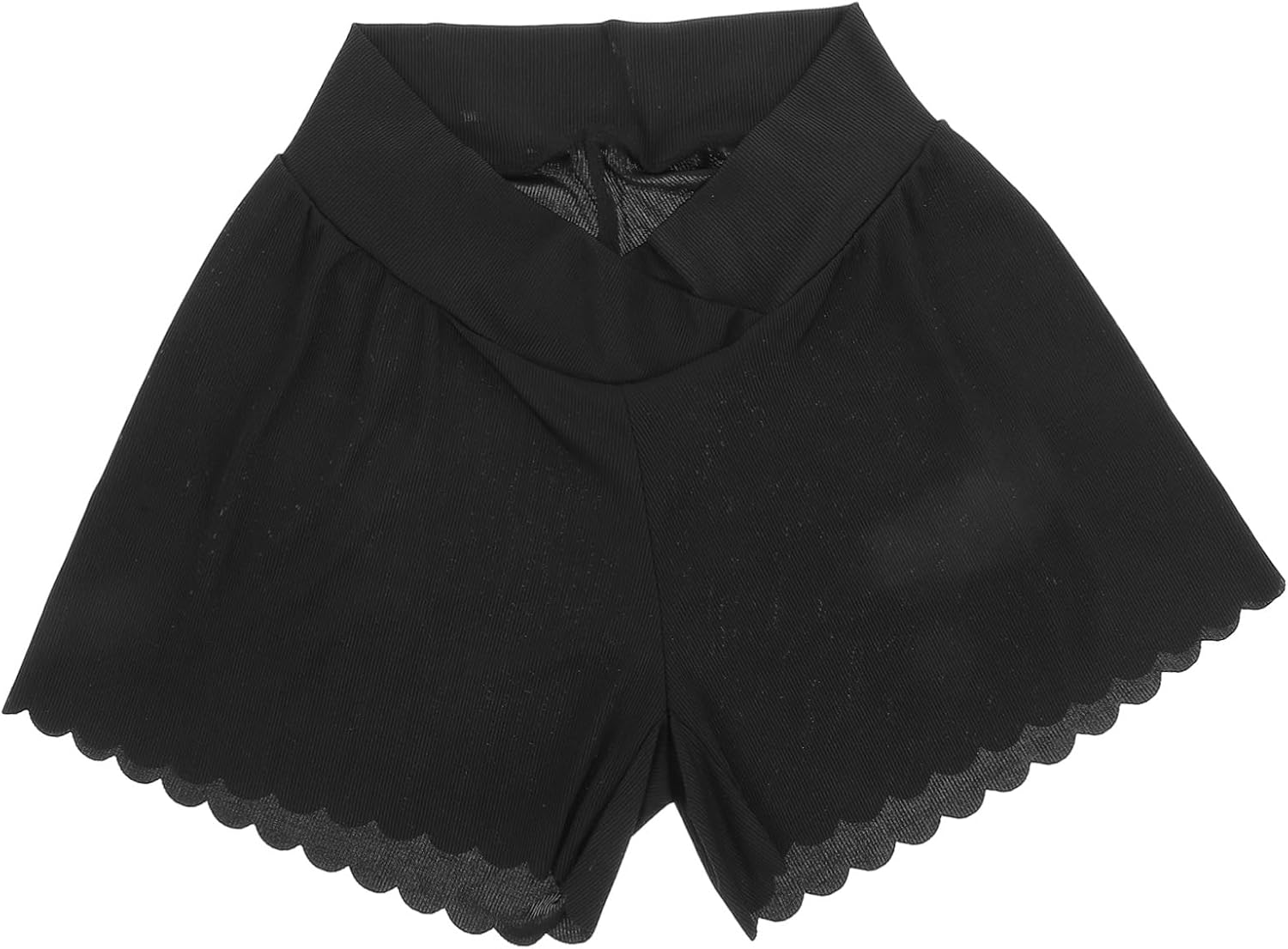 Pregnant Women'S Anti-Exposure Pants Maternity Shorts Active Maternity Pajama Shorts Flexible Loungewear Stretchy Pajamas Black Cloth image number 3