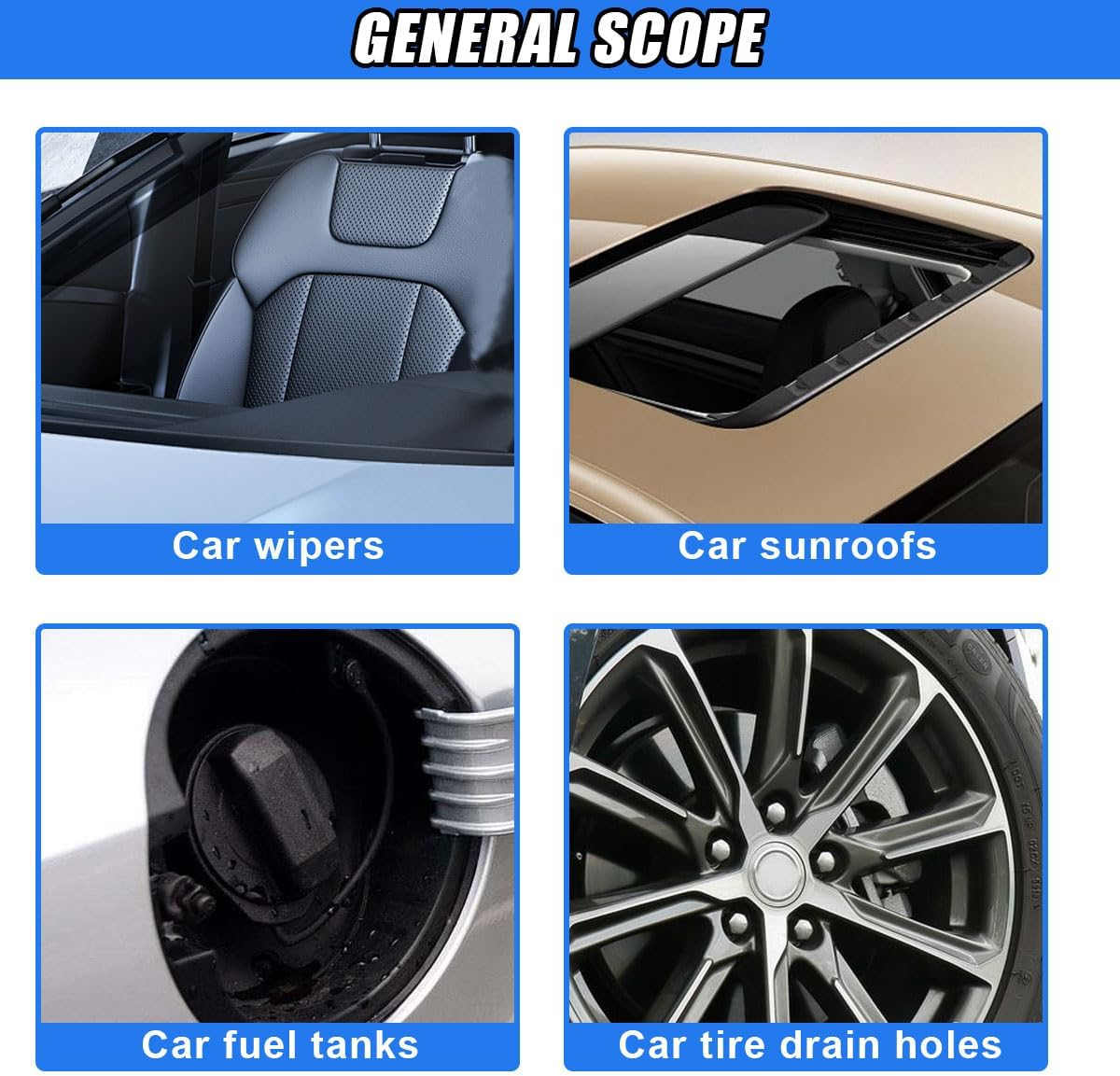 DUSCOKE 78 Inch Flexible Long Drain Brush, Nylon Stainless Steel Flexible Feeding Tube Cleaning Brush, Double Ended Elastic Slim Hose Pipe Brush Auto Sunroof Drain Hole Cleaner for Car Fridge (Black) image number 4