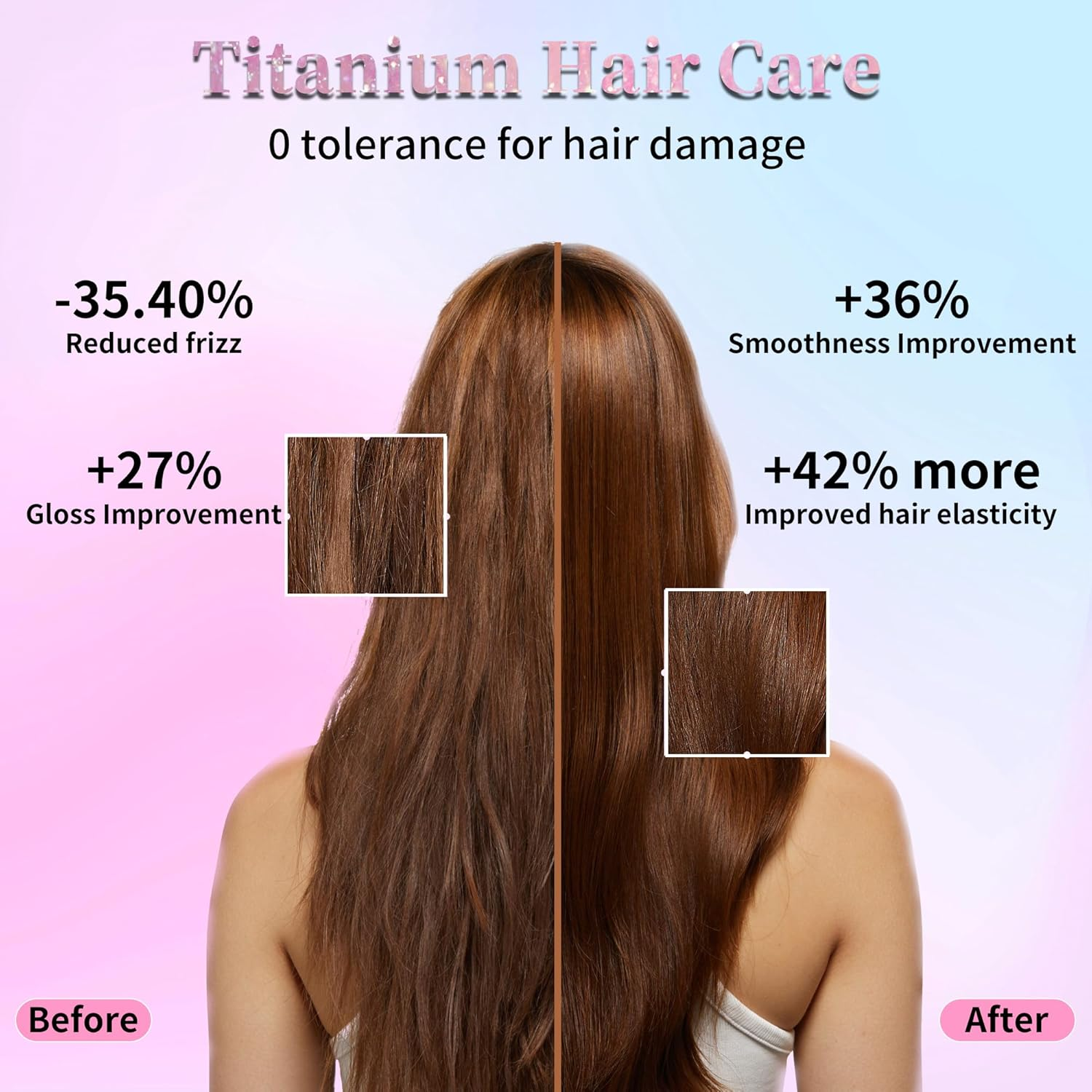 Cordless Hair Straightener, Portable Straightener 2 in 1 for Hair Straightening and Curling, Fast Heating Flat Iron, Cordless Curling Iron 5000Mah Rechargable for Travel (Mermaid)