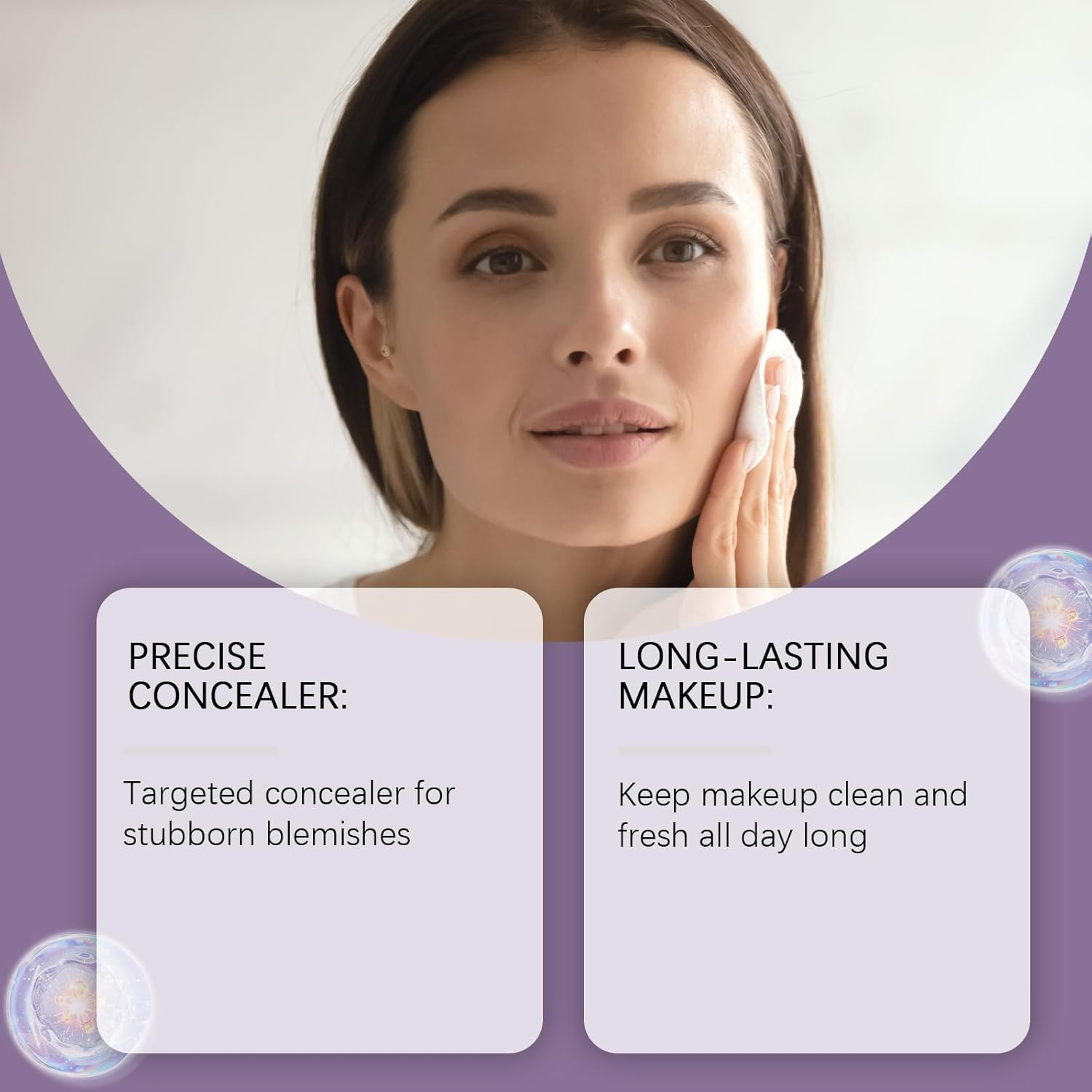 Body Coverage Perfector, Waterproof Sweatproof Body Concealer, Tattoo Cover up Makeup, Full Coverage Leg Makeup, Leg Product to Cover Veins, Long-Lasting Lightweight Body Foundation (2PCS) image number 2