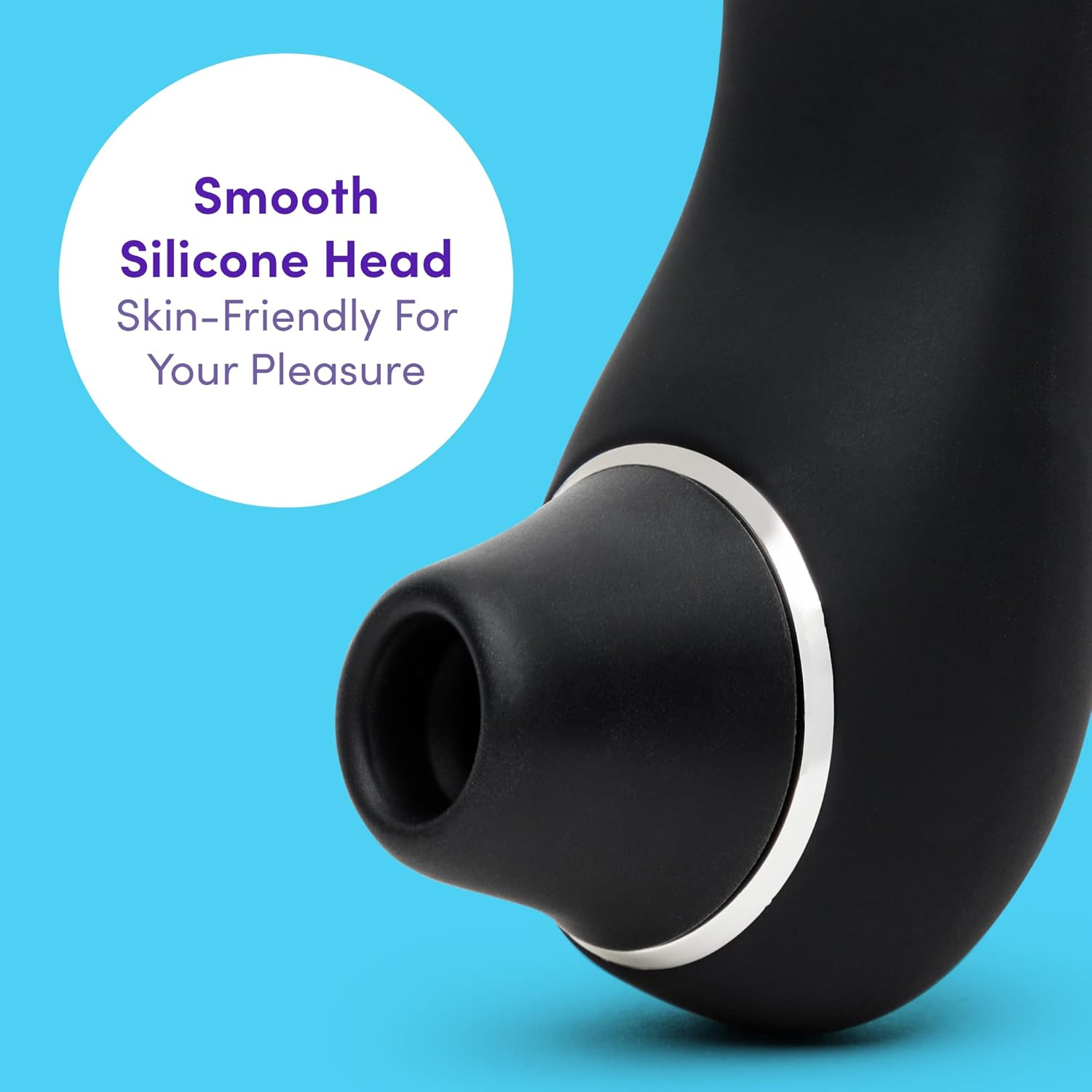 Lovehoney Thrill Clitoral Sucking Toy - Clit Stimulator with 6 Suction Speeds - Waterproof Sucker Vibrator - Silicone Vibrating Adult Sex Toys for Women and Couples - Black image number 6