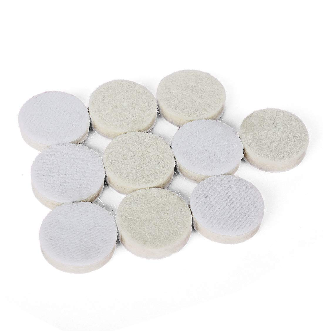 Z-LION 2 Inch Wool Felt Polishing Pads Buffing Wheel for Car Glass Plastic Metal Stone-10Pcs/Set image number 6
