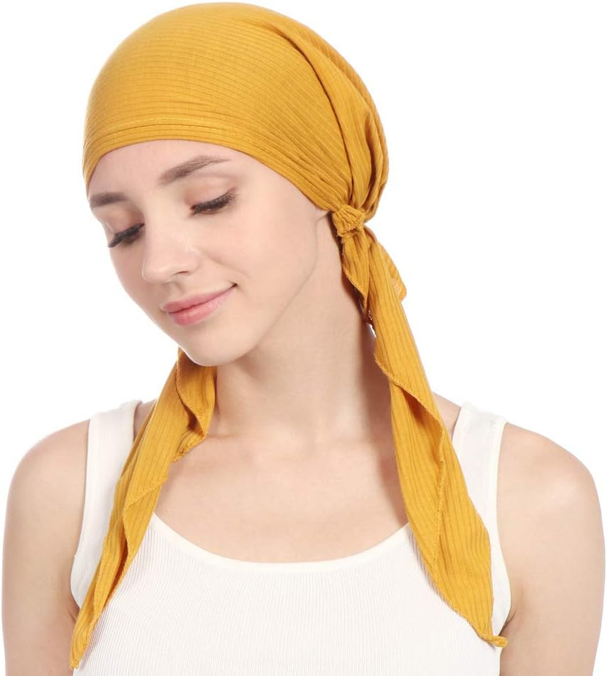 Women'S Pleated Curved Solid Color Brimless Elastic Cap