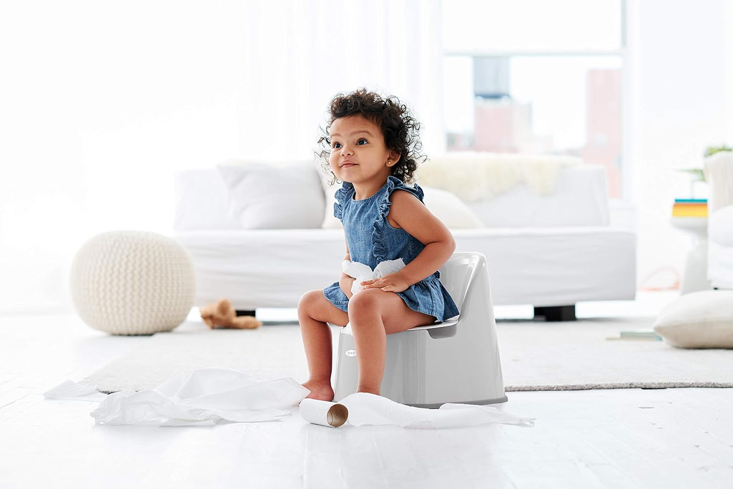OXO TOT Potty Chair, Grey image number 3