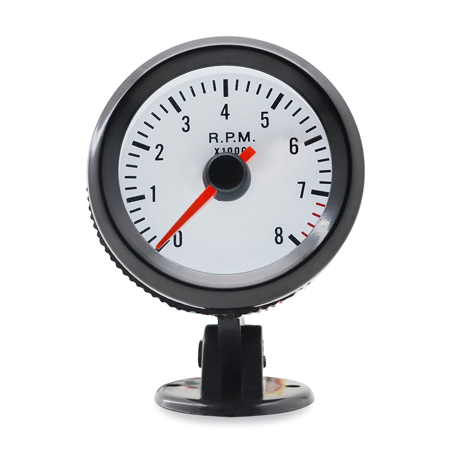 RPM Tachometer 0‑8000Rpm Tachometer 52Mm Tacho Gauge Blue Led Backlight for 4 6 8 Cylinders Gasoline Car