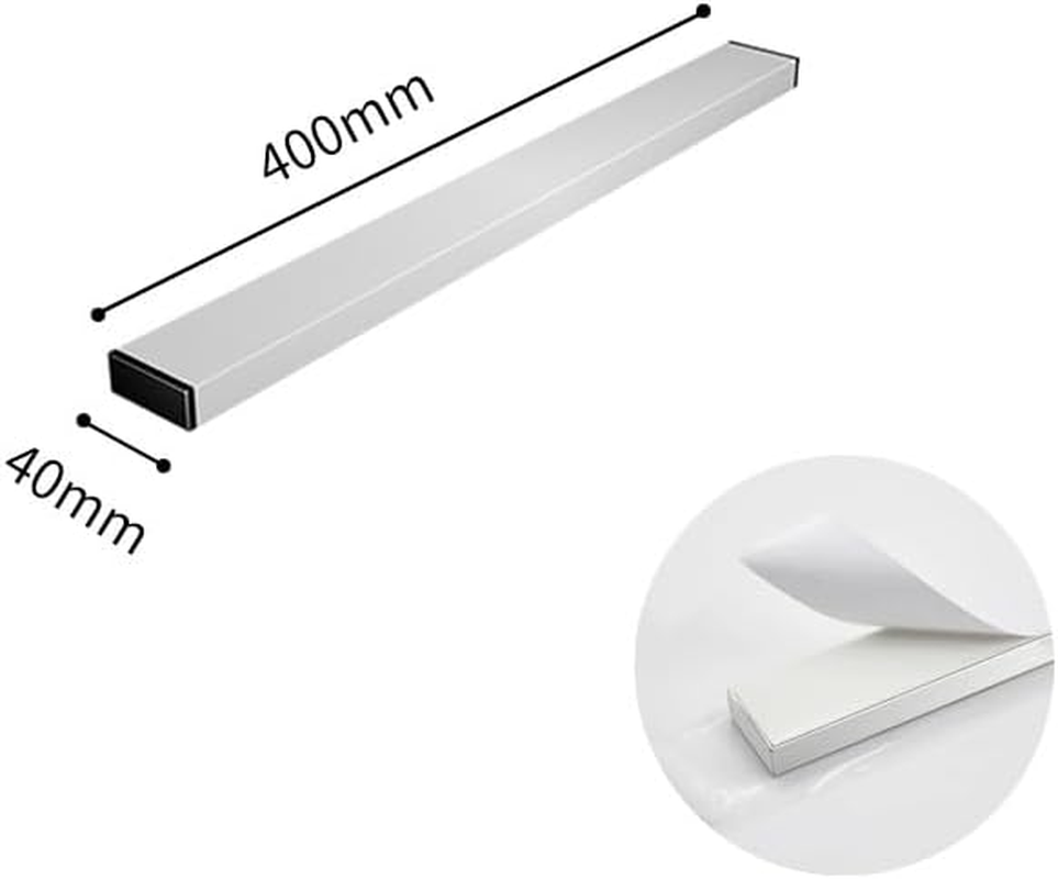 50Cm Magnetic Knife Holder No Drilling Magnetic Knife Strip Adhesive Knife Holder Magnet Knife Bar, Wall Mount Knife Rack Block Metal Tool Holder for Utensils RV Kitchen Organization image number 1