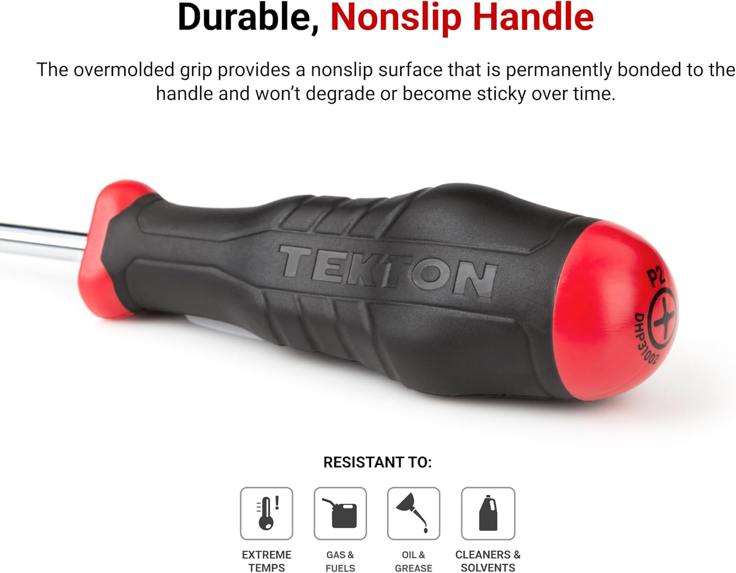 TEKTON High-Torque Screwdriver Set, 6-Piece (#1-#3, 3/16-5/16 In.) | DRV43012 | Made in USA image number 4