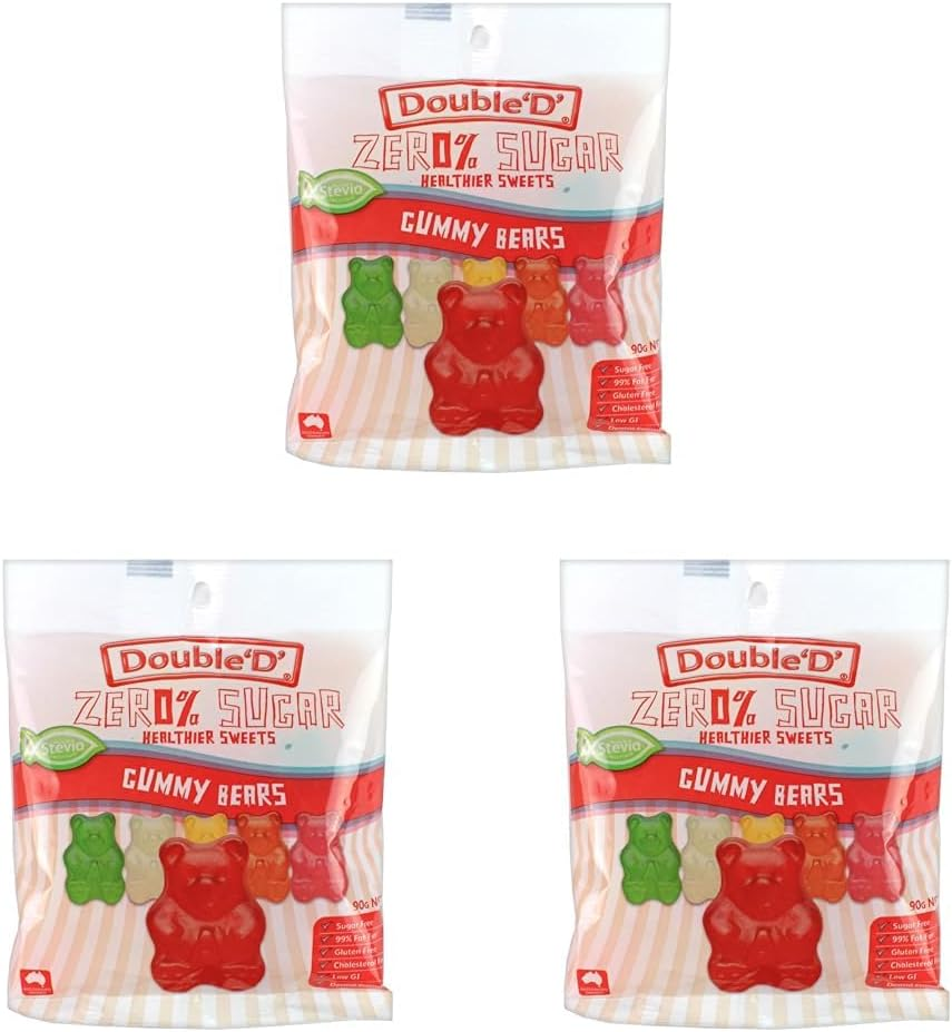 Double D Sugar Free Gummy Bears 90 G