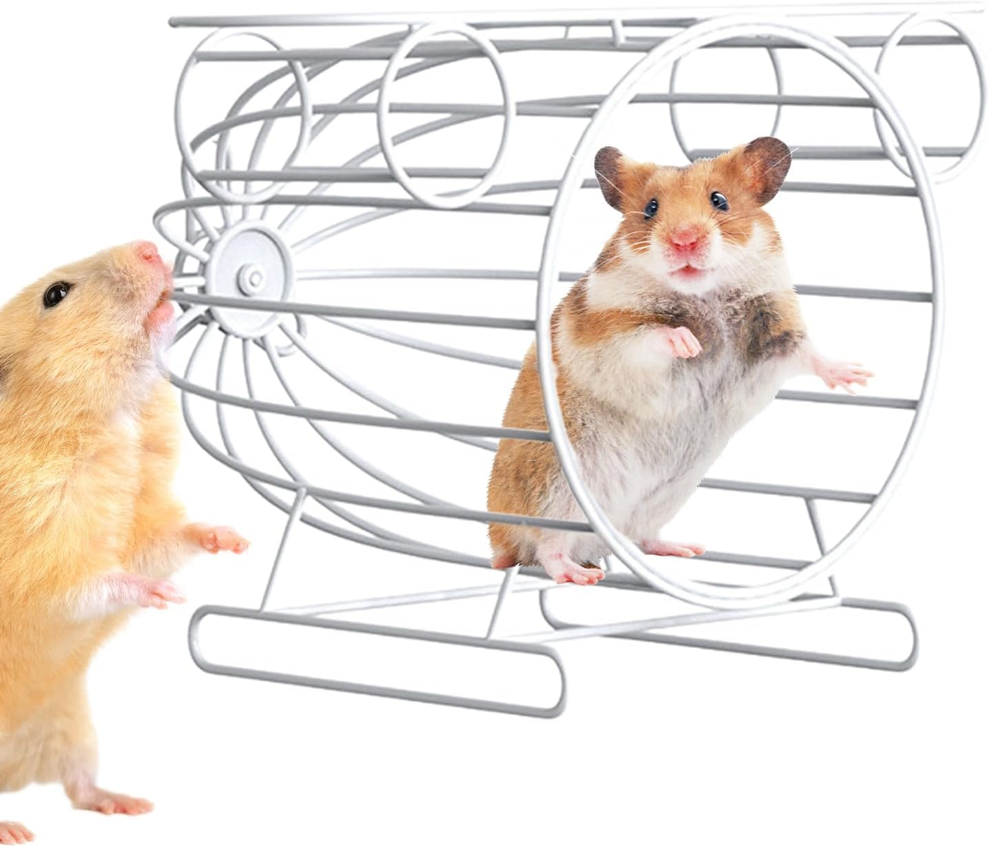 Small Animal Hammock - Iron Wire Mesh Toys for Hamsters - Nest House Cage for Sleeping Swing Hiding Guinea Dwarf Rabbits Sugar Glider Squirrel Training Small Pets image number 4