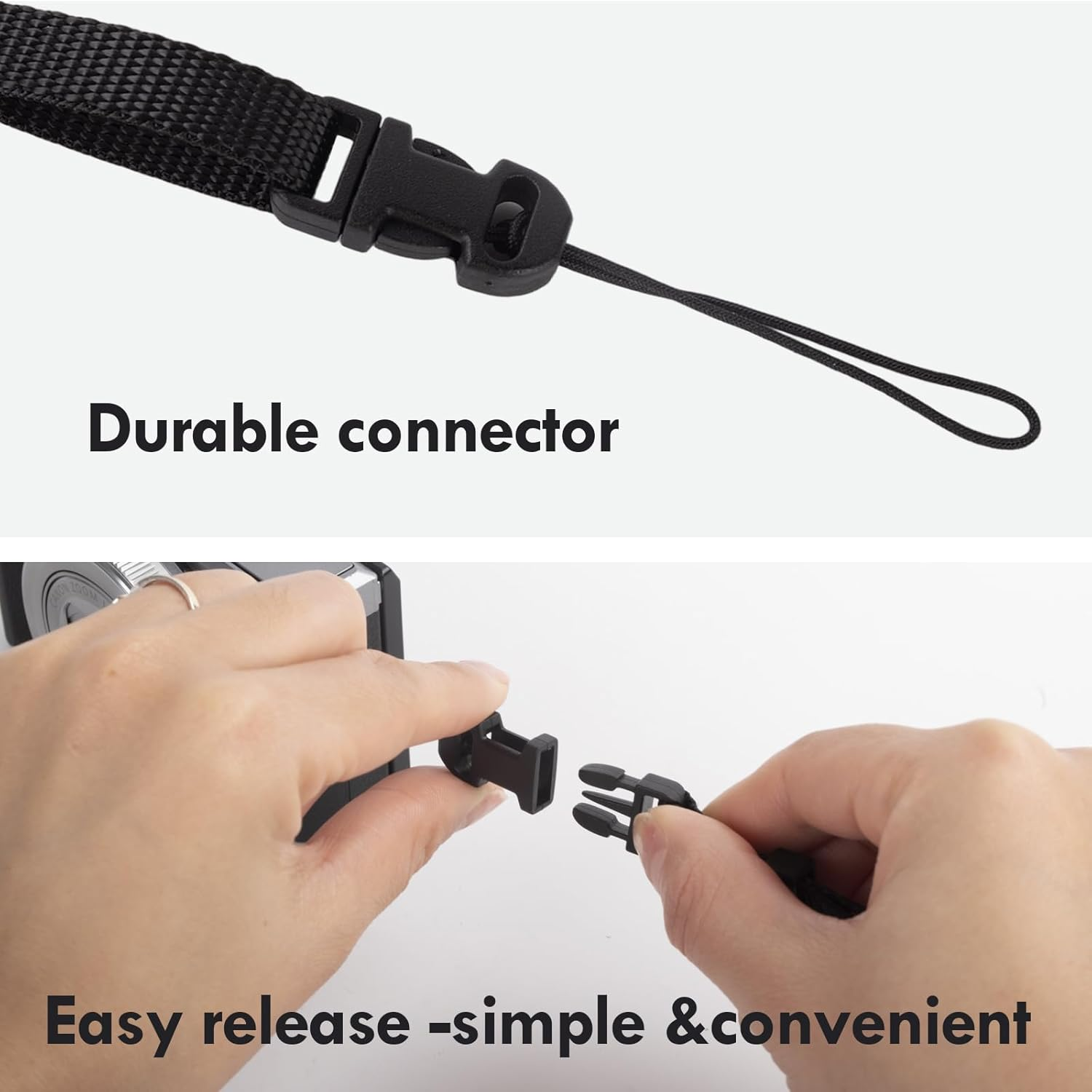 VOVMOEYA Camera Neck Strap,G7X MARK III Body Strap PU Shoulder Adjustable Strap for Photographers for Fujifilm/For Nikon/For Canon/For Sony/For Minolta/For Panasonic/Slr/Dslr Cameras Texture - Coffee image number 3