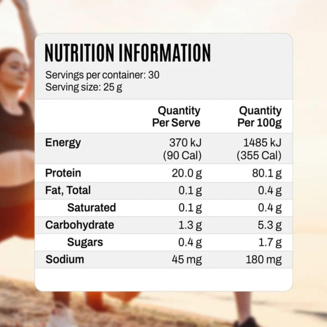 ATP Science NOWAY Collagen Protein Water 750Gm Ginger Beer Flavour image number 2