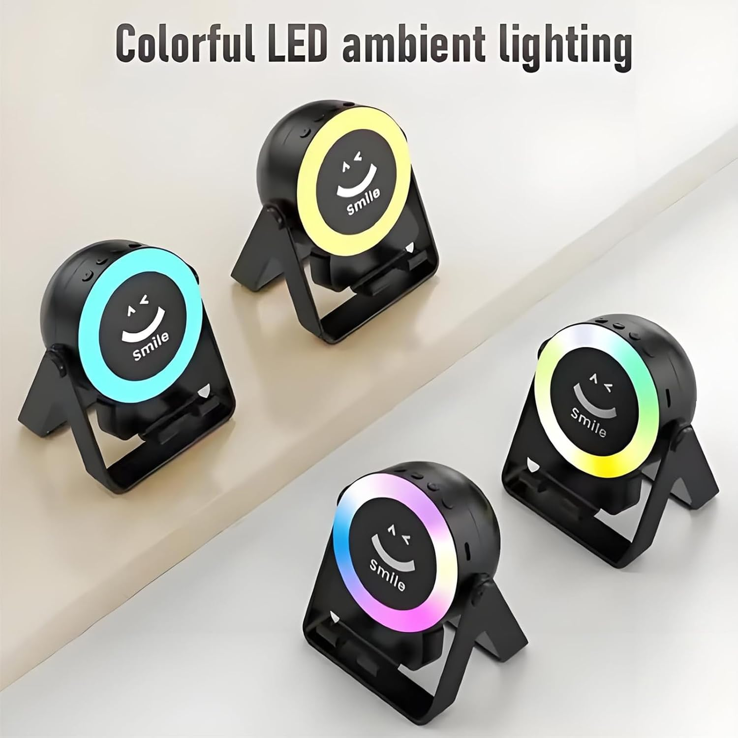 Wireless Induction Speaker | Portable Speaker for Desk - Audio Player with RGB Light 4-In-1 for Home Living Room Office Restaurant Retail Store Event Planners image number 5