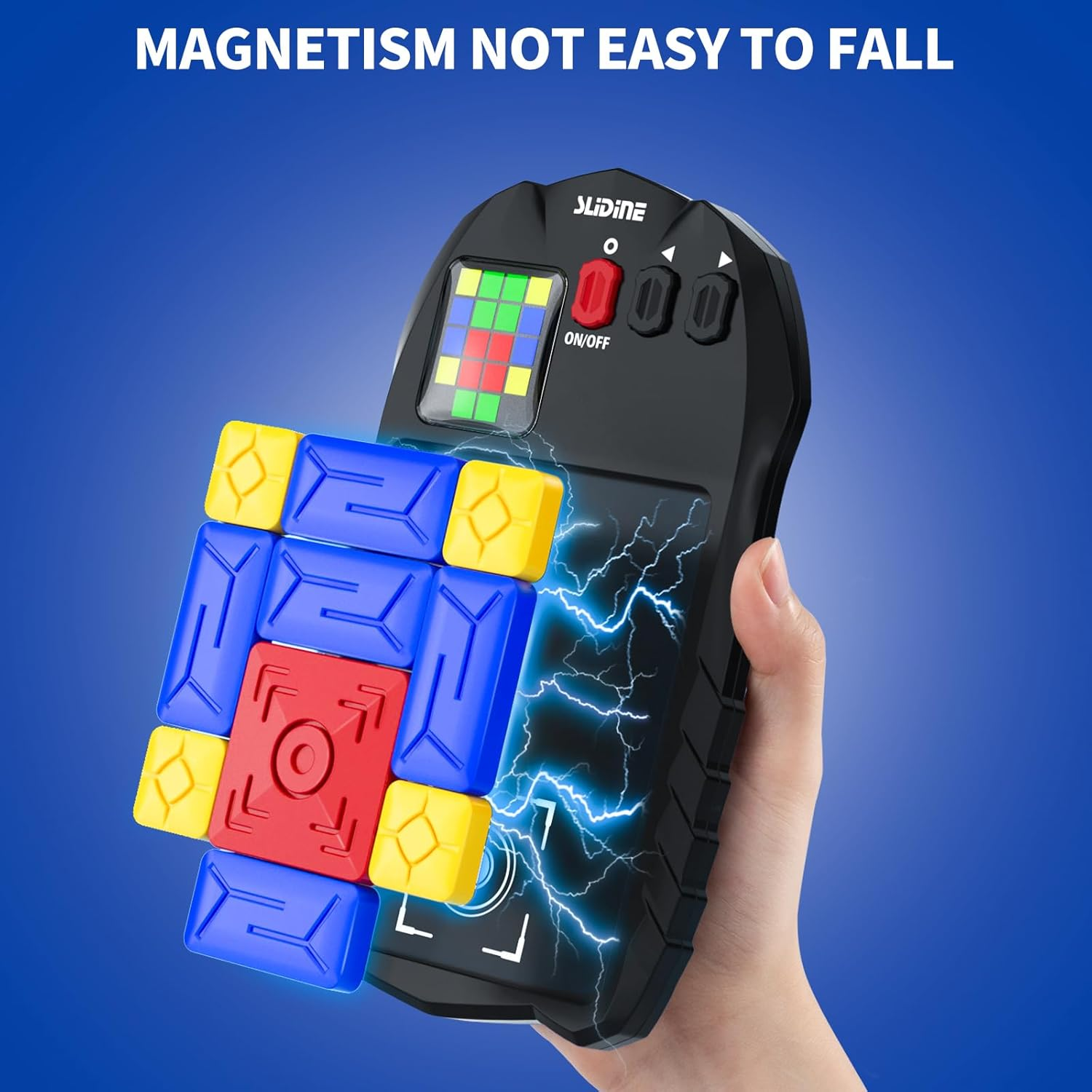 JUKUDAHU Handheld Slide Puzzle Blocks Game for Kids 3 4 5 6 7 8 Years Old - Developmental Fidget Toys for Teens 8-12, Indoor Party Board Play, Outdoor Travel Games, Learning Gifts Boys Girls Adults image number 4