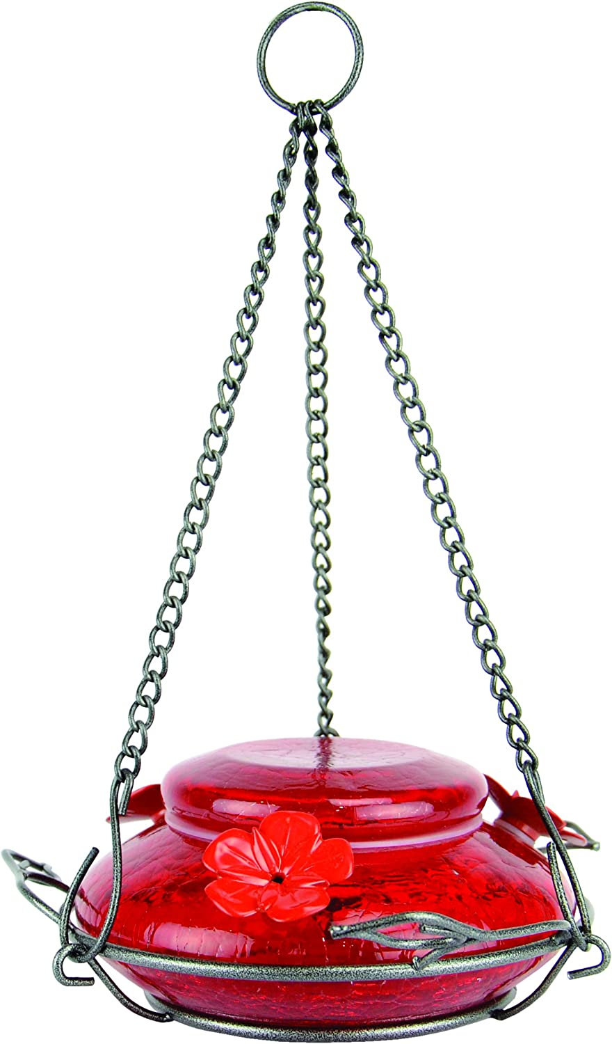 Nature'S Way Bird Products GHF7 Hand Blown Illuminated Top Fill Hummingbird Feeder
