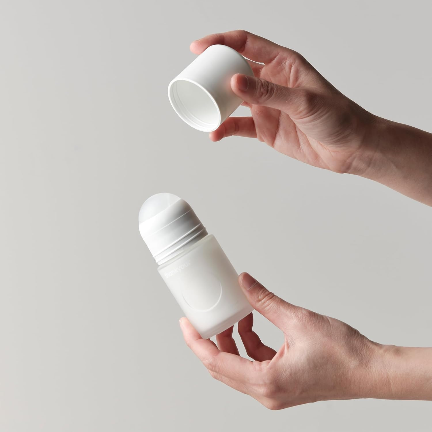 Thankyou Forever Deodorant Bottle, 50 Ml Capacity, Frosted Glass image number 5