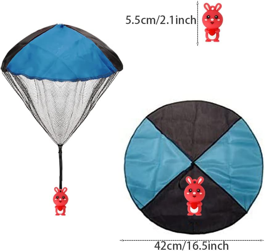 BEIGUO 6 Pack Easter Egg with Parachute Toy for Kids Girls Boys Easter Basket Stuffers Gifts image number 3