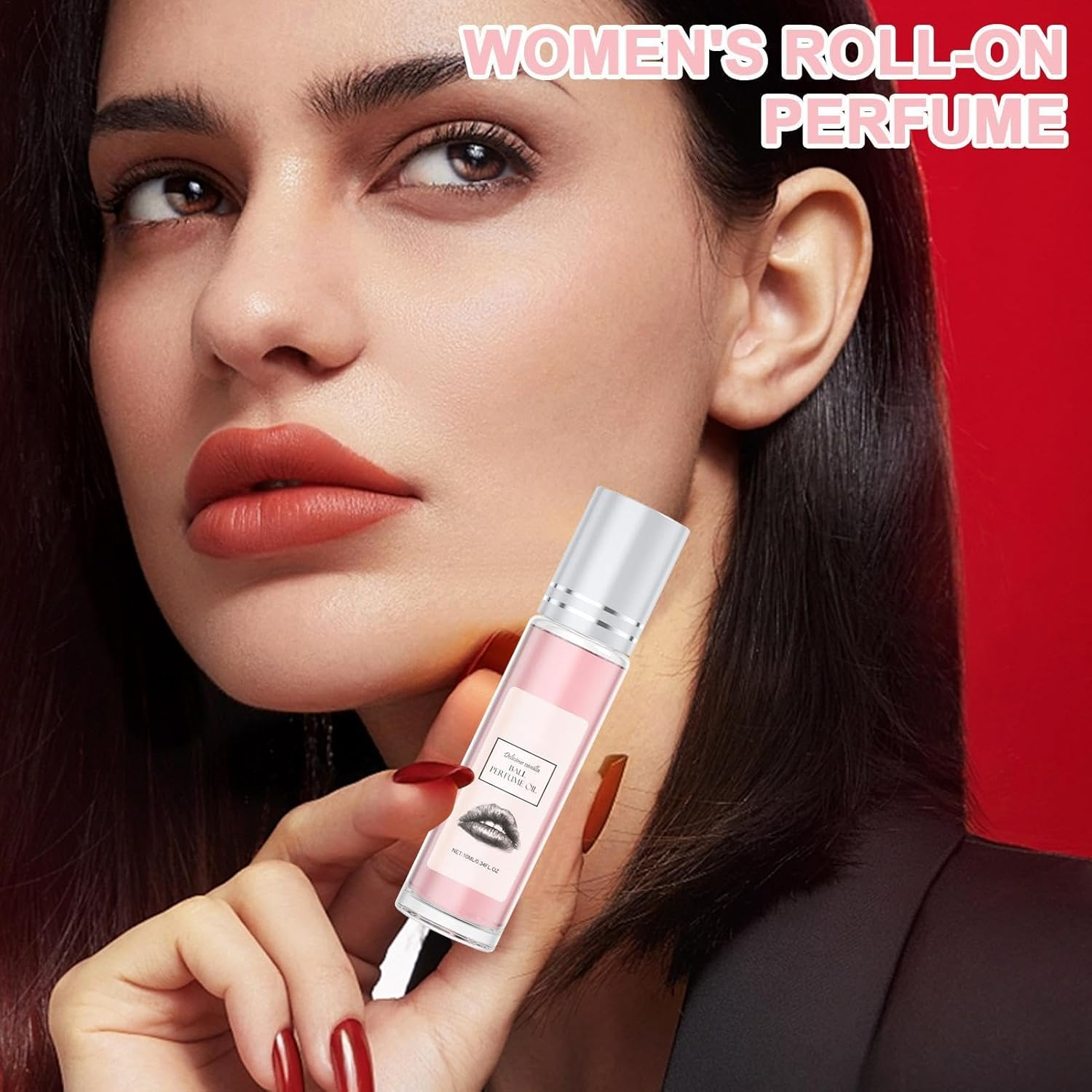 Roll Perfume for Women, Travel Rollerball Perfume, 10Ml Pheromone Perfume, Long-Lasting Roll- Oil Fragrance, Refreshing Roll- Perfume, Travel Size Perfume for Women, Pheromone Scented Perfume image number 6