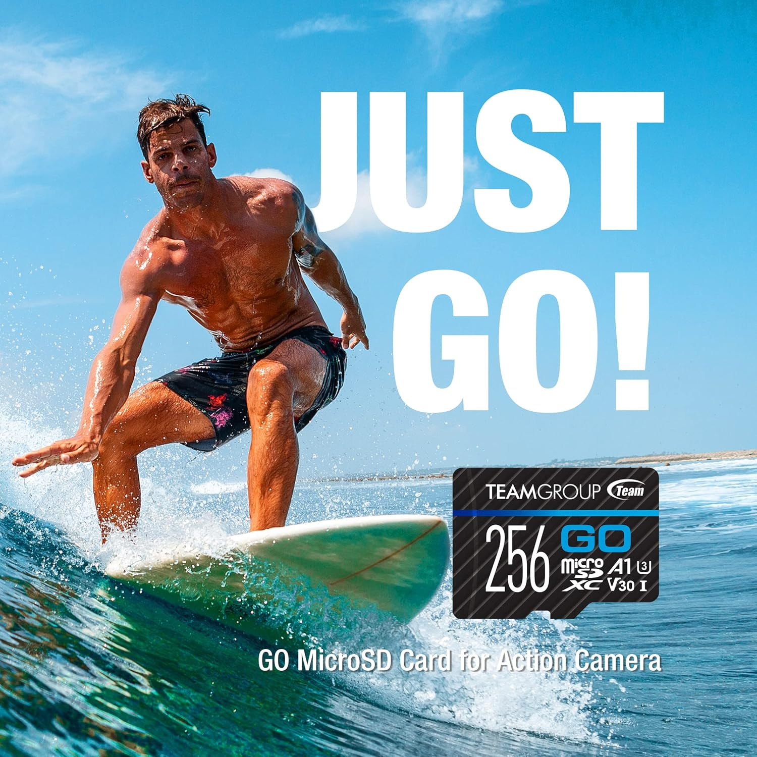 TEAMGROUP GO Card 512GB Micro SDXC UHS-I U3 V30 4K, R/W up to 100/90 Mb/S for Gopro & Action Cameras High Speed Flash Memory Card with Adapter for Outdoor, Sports, 4K Shooting TGUSDX512GU303 image number 4