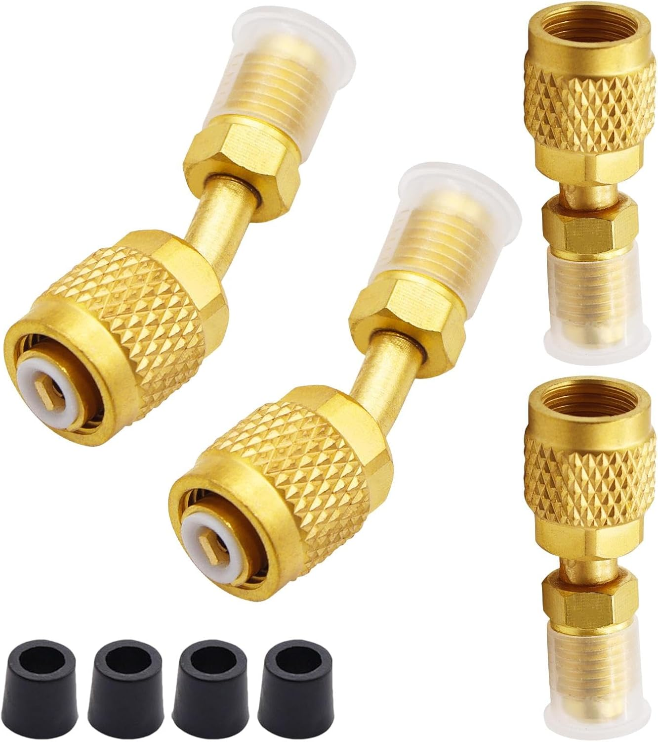 Split Power Adapter, Cvc Adapter R410A High Efficiency R410A Adapter Fittings Air Conditioning Tools Heavy Duty Refrigerant Hose Adapter, Refrigeration Adapter for Cl image number 2