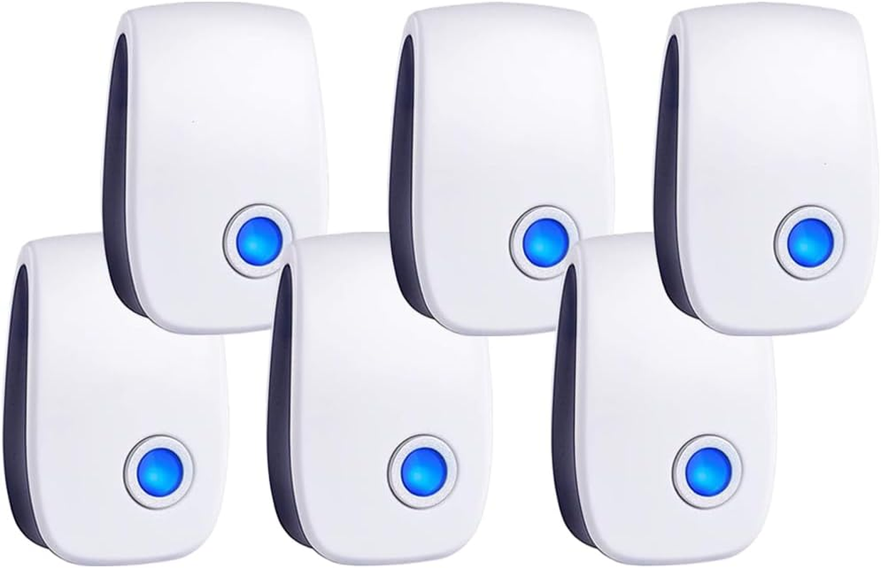 2024 Upgraded Ultrasonic Pest Control Repeller 6 Packs Electronic Pest Repellent Plug in Indoor Sonic Repellent Plug Pest Control for Rodents Cockroach Bug Roach Insects Mice Spiders Mosquitoes image number 4