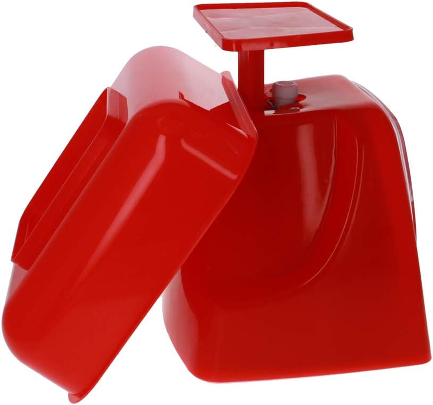 Utoolmart ABS Red Machine Double Scale Range 5000G Removeable Bowl Tare Functionality for Weighing Kitchen Food Feed Fruit 1Pcs