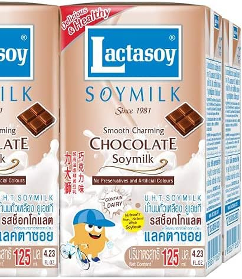 Lactasoy Chocolate Flavor Soy Milk 125 Ml image number 2