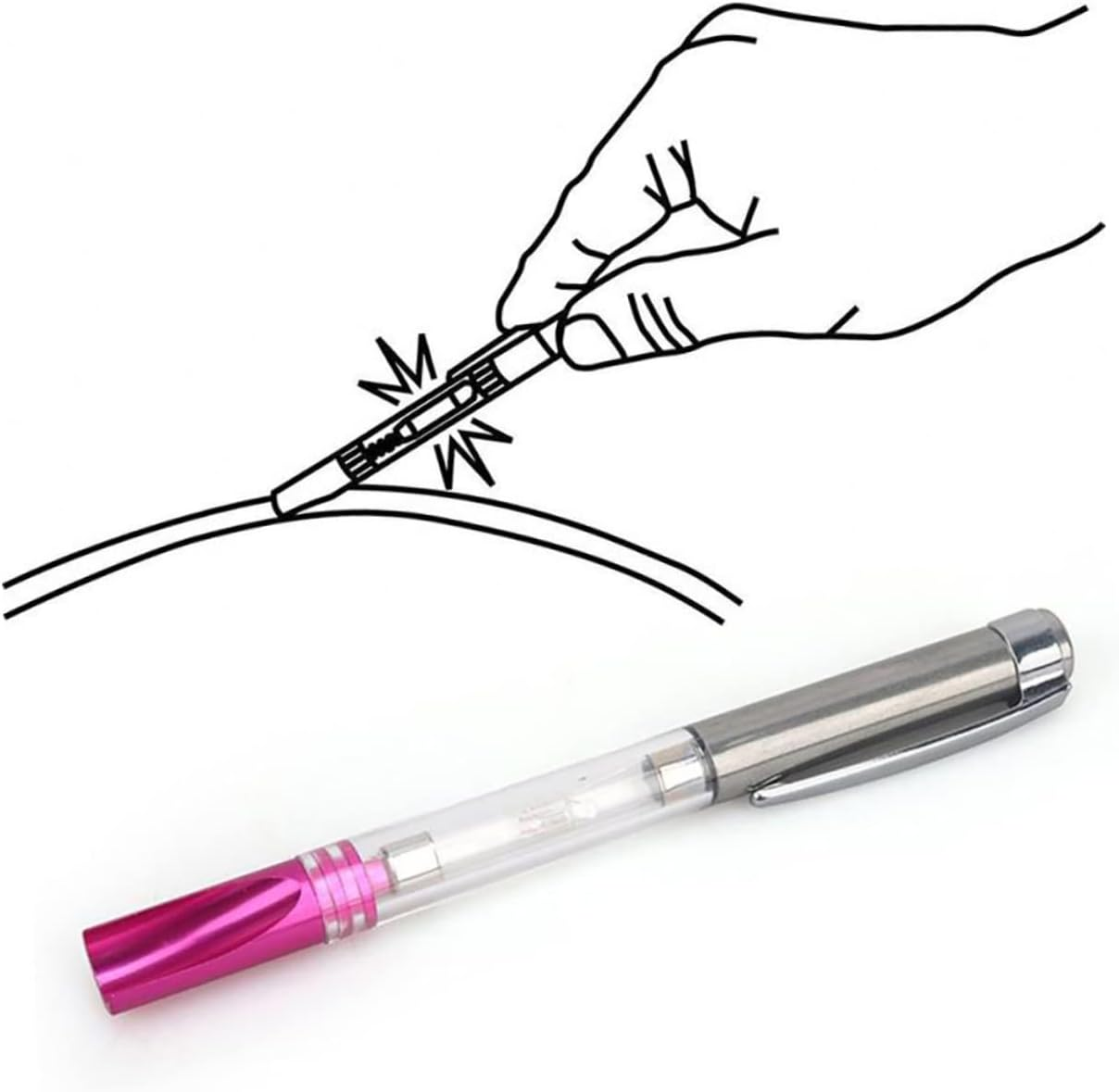 GETAJGHSD 2Pcs Auto Ignition Test Pen with Spark Plug Indicator and Wires Coils Diagnostic Tool for Cars Motorcycles Lawn Mowers Automotive Ignition System Maintenance image number 6