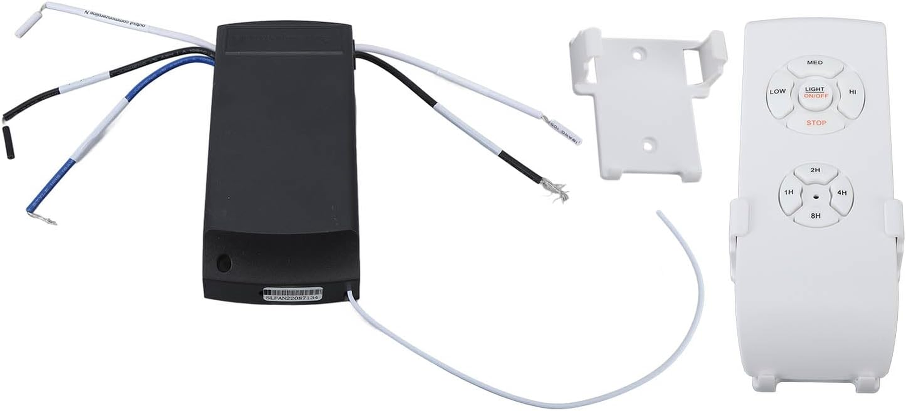 MEKOTRIN Ceiling Fan Remote Control Kit, Replacement 85‑240V Long Distance Ceiling Fan Lamp Remote Control Kit for House image number 4