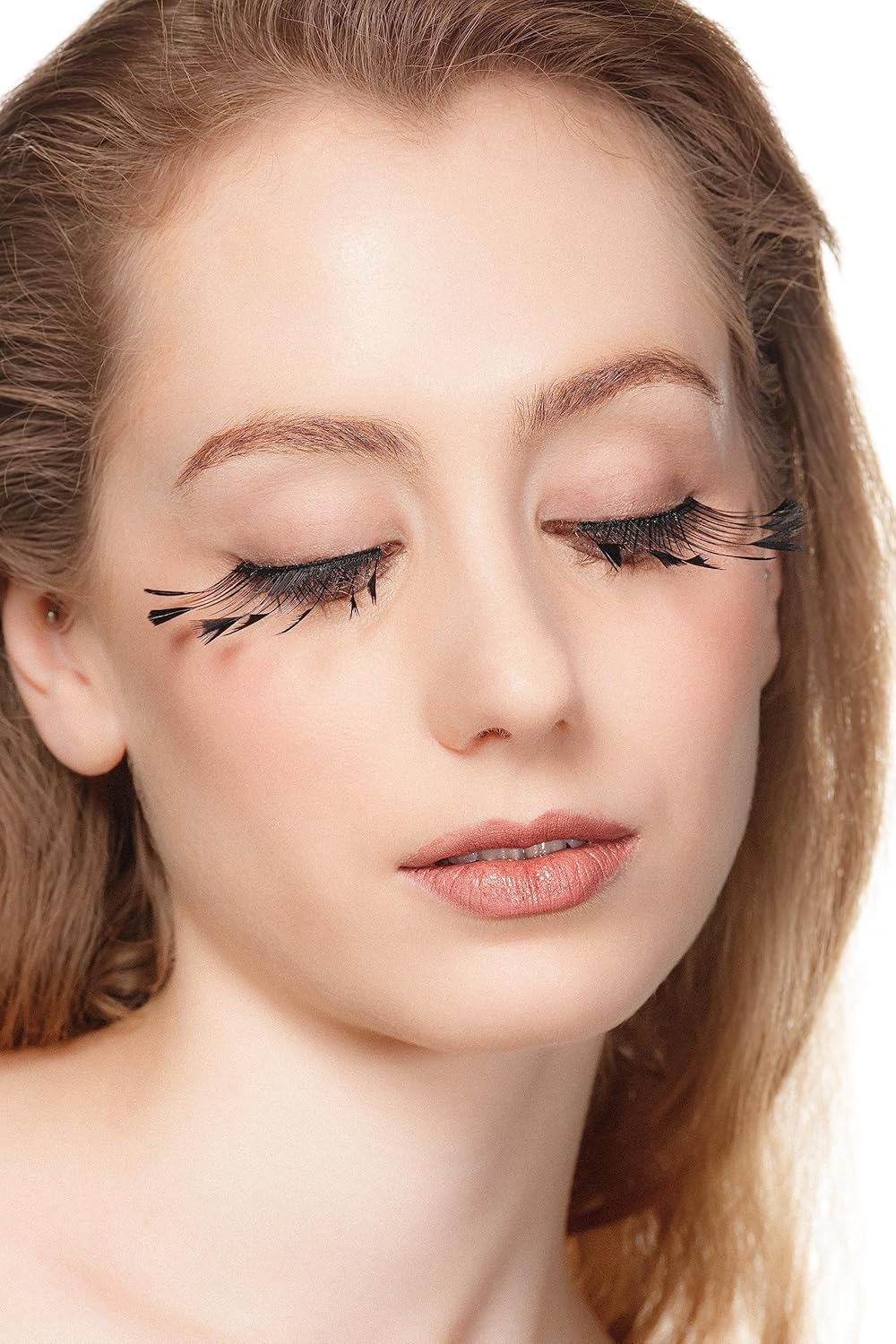 Dorisue Halloween Dramatic Extra Long Feather Lashes - Spider & Firework Inspired Cosplay Eyelashes for Party & Costume Events image number 3