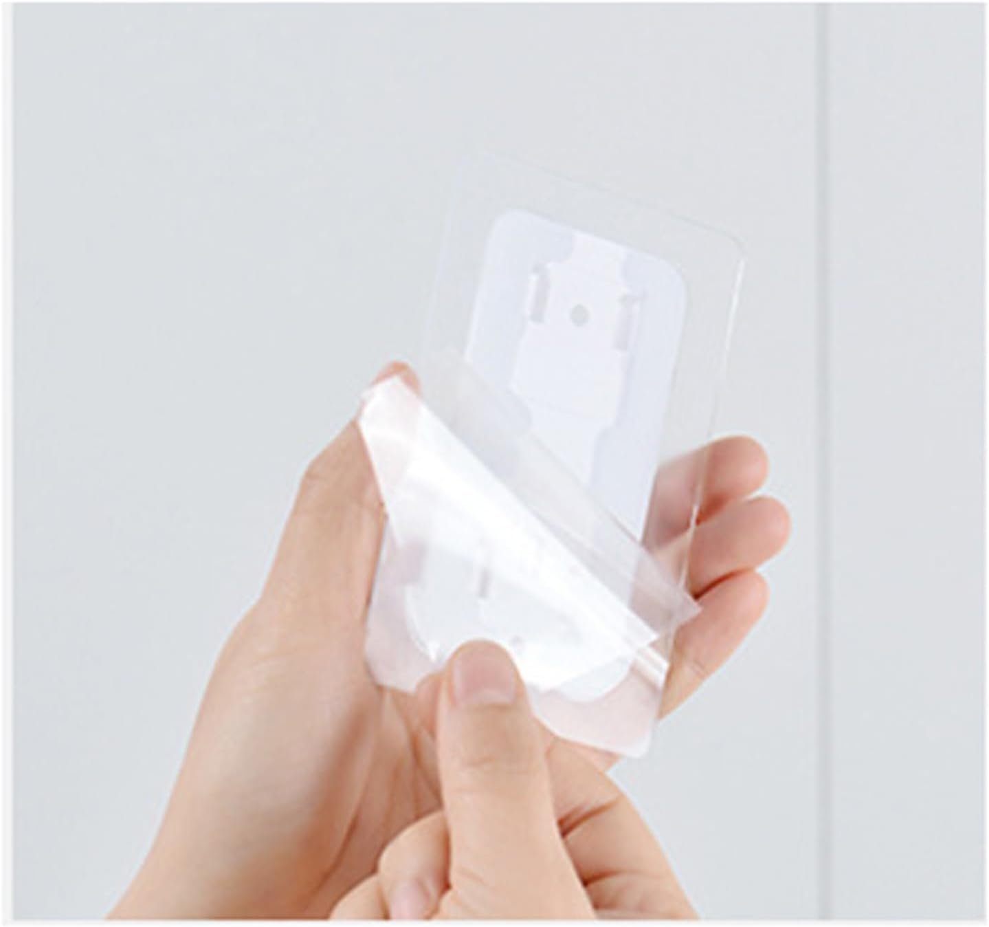 Hair Dryer Holder Adhesive Pad, Adhesive Replacement It Lends Itself to Hair Dryer Holder (C- Black, L 3.9&rdquo;&times;W 2.5&rdquo;&times;H 0.5&rdquo;) image number 3