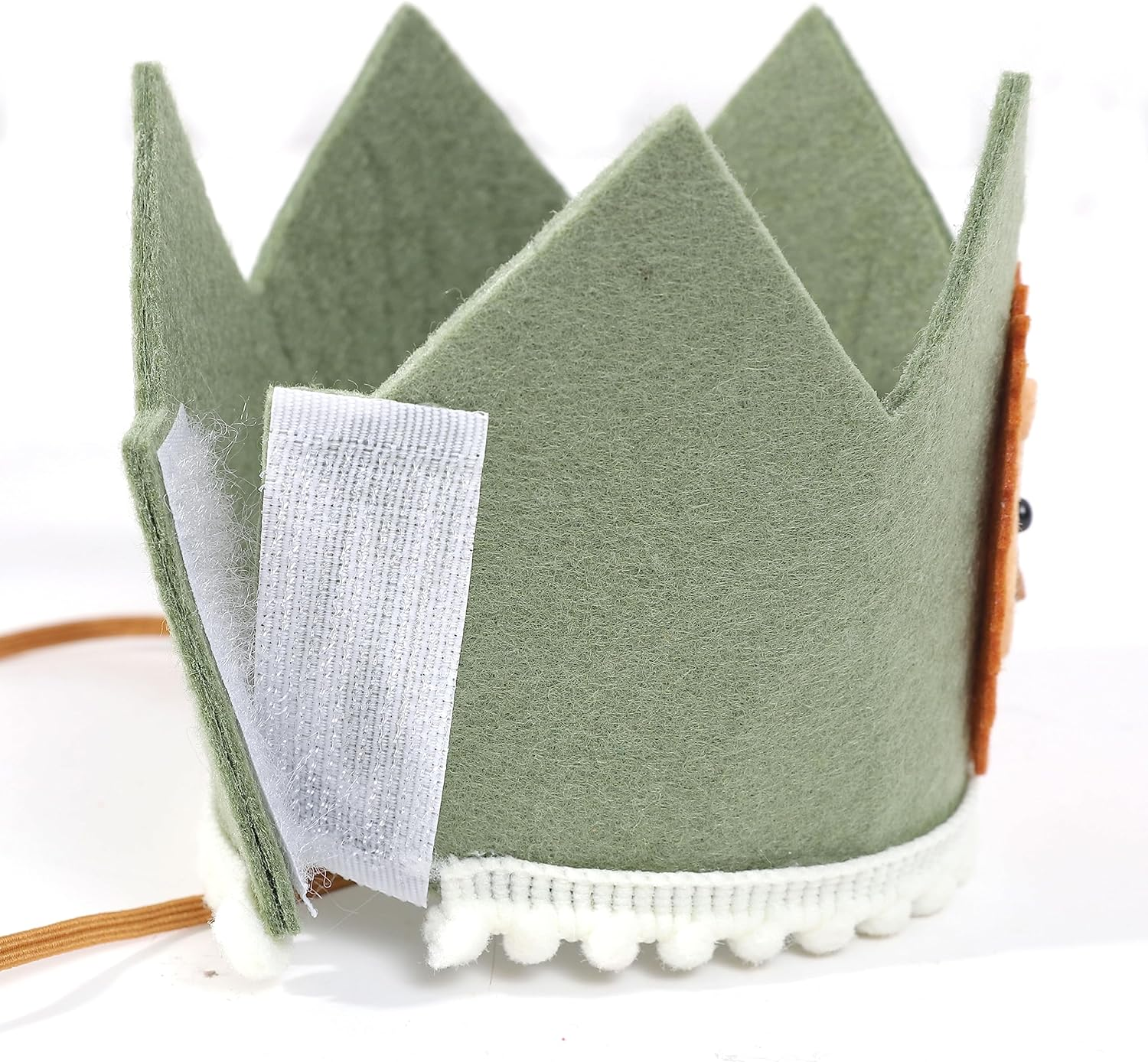 Lion Theme First Birthday Crown - Safari 1St Birthday Hat for Boys,Wild One Birthday Decoration,Photo Booth Props