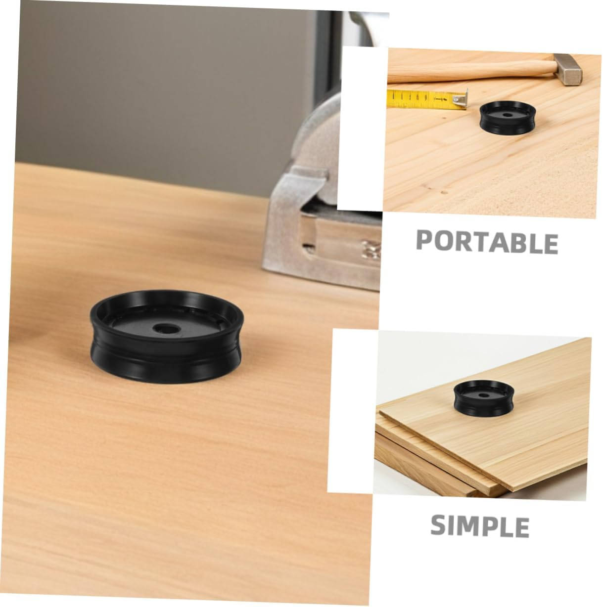 Cabilock 2Pcs Rubber Tire Changer Accessories Small Cylinder Bicycle Repair Tool Car Tire Repair Kit for Manual Changer image number 4