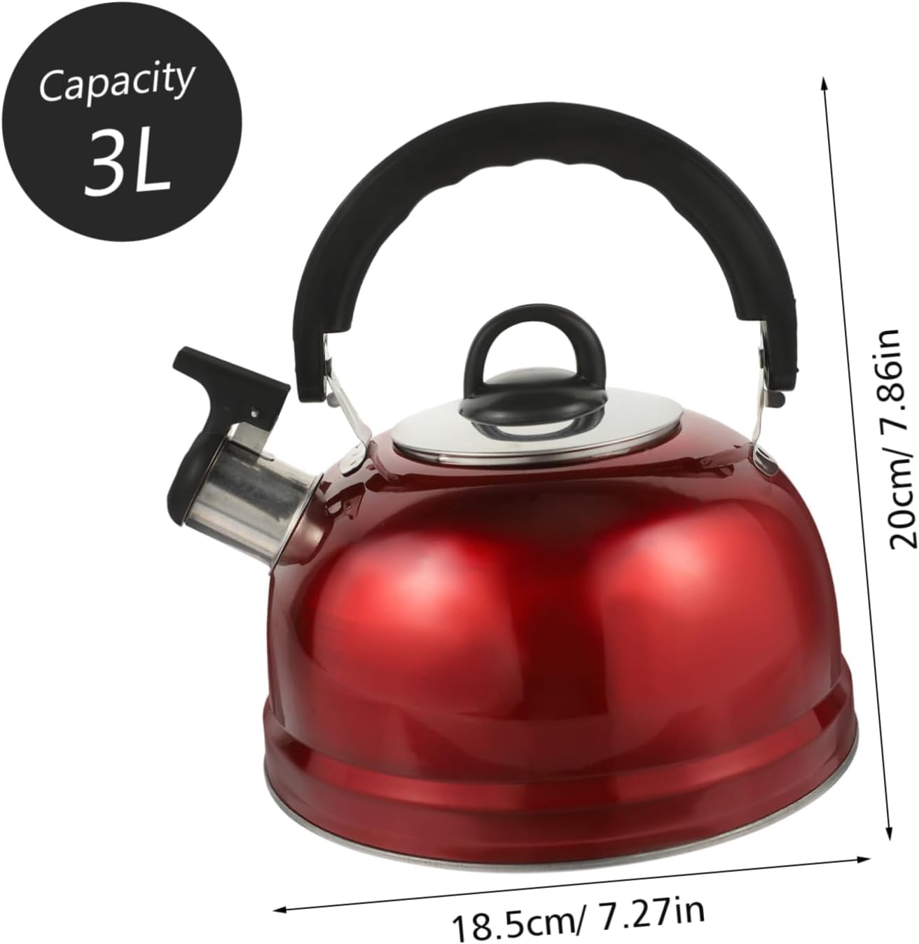 Zerodeko Buzzing Kettle Espresso Maker Induction Tea Kettle Camping Coffee Maker Water Boiler Kettle Hot Water Kettle Tea Kettle Stovetop Kitchen Utensil Kitchen Supply Water Pot Milk Jug image number 4