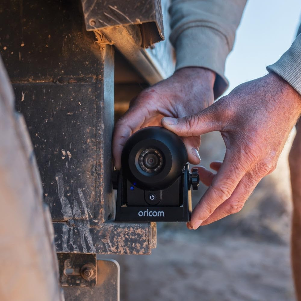 Oricom WRC001 IPX6 Wireless Reversing Camera with Magnetic Base - App, Infrared Night Vision, Colour Day View, Waterproof IPX6, USB Charging, Range, Car, Van