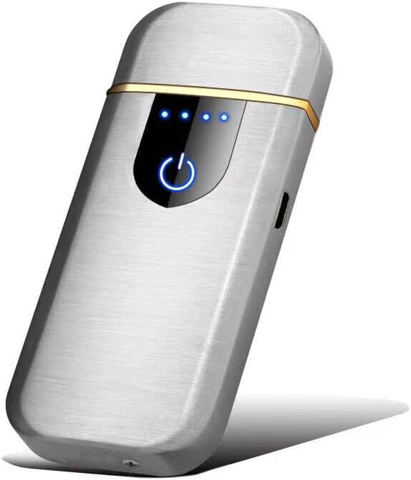 ARC Rechargeable Windproof Flameless Electronic Metal Lighter USB Lighters with Touch Sensor