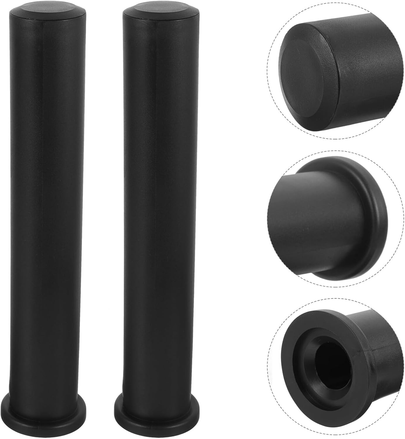 Milisten Barbell End Caps and Weight Bar Sleeve Adapter Pair, Steel Barbell Attachment Sleeves for Strength Training Equipment, Compatible Gym Bar Converters for Fitness and Weightlifting image number 3