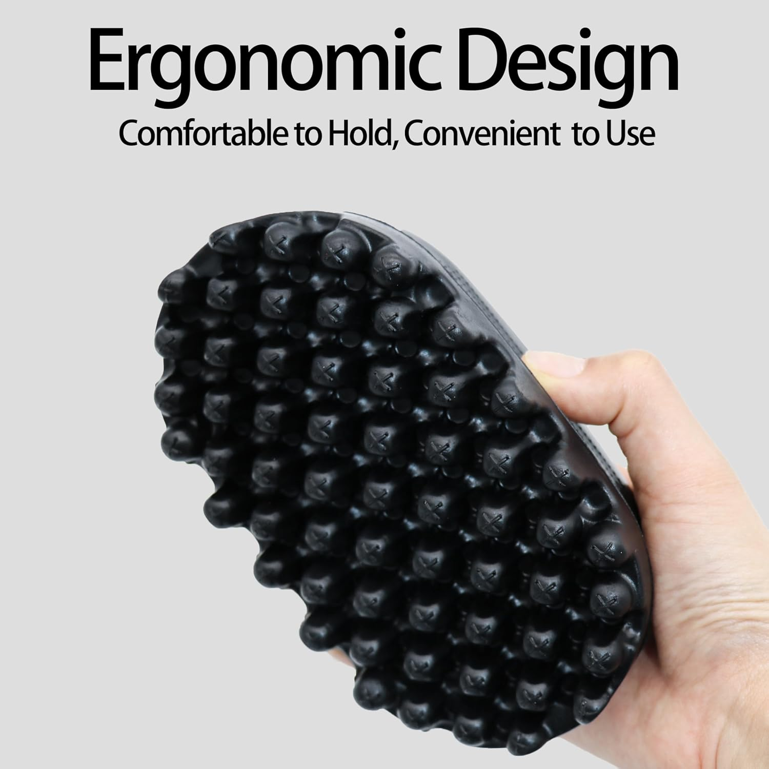 Sishujiesponge Curl Defining Brush for Curly Hair Wet, Bounce Curl Brushes, Curly Hair Brush with Sponges, Hair Sponge for Barbers,Very Suitable for African Rolls, 1 Pack. image number 5