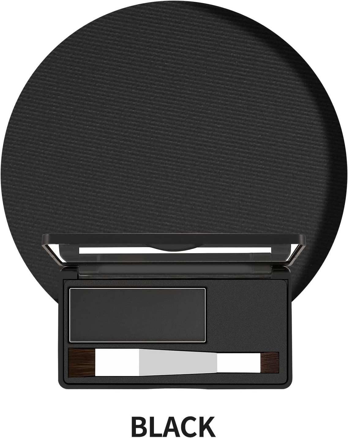 Boobeen Multi-Purpose Hairline Shadow Powder Set, Root Touch up Powder, Temporary Concealer Palette with Makeup Brush, Instantly Cover up Hair Color - Black image number 5