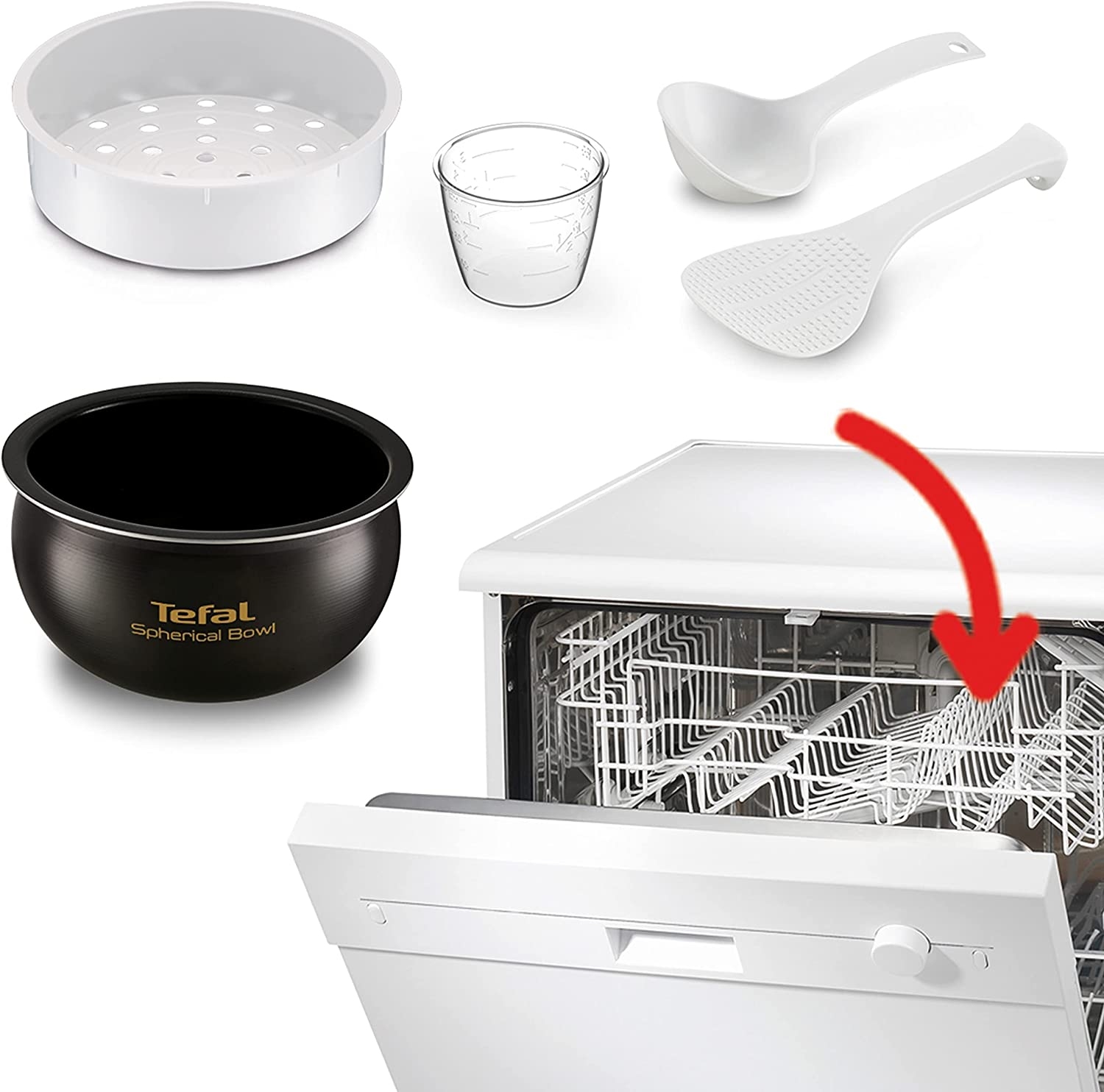 Tefal Easy Rice & Slow Cooker plus 11 in 1, RK736 image number 4