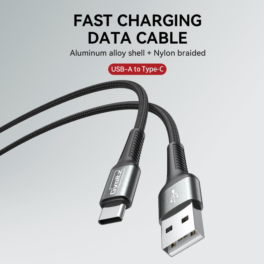 USB to USBC Cable 2M 2Pack, Gvoltz USB C Charger Cable for Iphone 17,16,15 Series Samsung S25,24,23, Android Auto, Motorola, Huawei, Xiaomi, LG, Xbox, PS5/4 Etc, 3A USB a to USB C Fast Charging Cord image number 4